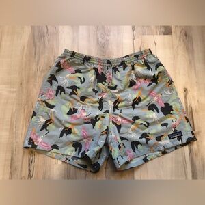 Patagonia Men's Baggies Shorts Swim Trunks - Spoonbills Big Sky Blue Style 57021